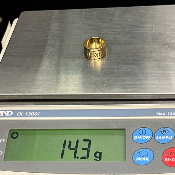 Tiffany & Co. 1995 18K Yellow Gold Atlas Unisex Ring - Picture 7 of 8